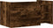 vidaXL - Salontafel - 100x50x50 - cm - bewerkt - hout - gerookt - eikenkleurig