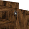 vidaXL - Salontafel - 100x50x50 - cm - bewerkt - hout - gerookt - eikenkleurig