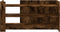 vidaXL - Salontafel - 100x50x50 - cm - bewerkt - hout - gerookt - eikenkleurig