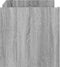 vidaXL - Salontafel - 100x50x50 - cm - bewerkt - hout - grijs - sonoma - eikenkleur