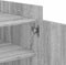 vidaXL - Salontafel - 100x50x50 - cm - bewerkt - hout - grijs - sonoma - eikenkleur