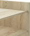 vidaXL - Salontafel - 100x50x50 - cm - bewerkt - hout - sonoma - eikenkleurig