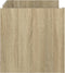 vidaXL - Salontafel - 100x50x50 - cm - bewerkt - hout - sonoma - eikenkleurig