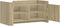vidaXL - Salontafel - 100x50x50 - cm - bewerkt - hout - sonoma - eikenkleurig