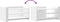 vidaXL - Salontafel - 100x50x50 - cm - bewerkt - hout - wit