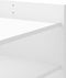 vidaXL - Salontafel - 100x50x50 - cm - bewerkt - hout - wit