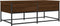 vidaXL - Salontafel - 100x51x40 - cm - bewerkt - hout - bruin - eikenkleur