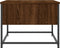 vidaXL - Salontafel - 100x51x40 - cm - bewerkt - hout - bruin - eikenkleur