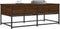 vidaXL - Salontafel - 100x51x40 - cm - bewerkt - hout - bruin - eikenkleur