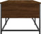 vidaXL - Salontafel - 100x51x40 - cm - bewerkt - hout - bruin - eikenkleur