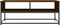 vidaXL - Salontafel - 100x51x40 - cm - bewerkt - hout - bruin - eikenkleur