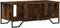 vidaXL - Salontafel - 100x51x40 - cm - bewerkt - hout - gerookt - eikenkleurig