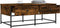 vidaXL - Salontafel - 100x51x40 - cm - bewerkt - hout - gerookt - eikenkleurig