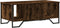 vidaXL - Salontafel - 100x51x40 - cm - bewerkt - hout - gerookt - eikenkleurig