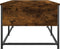 vidaXL - Salontafel - 100x51x40 - cm - bewerkt - hout - gerookt - eikenkleurig