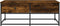 vidaXL - Salontafel - 100x51x40 - cm - bewerkt - hout - gerookt - eikenkleurig