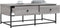 vidaXL - Salontafel - 100x51x40 - cm - bewerkt - hout - grijs - sonoma