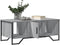 vidaXL - Salontafel - 100x51x40 - cm - bewerkt - hout - grijs - sonoma