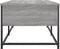 vidaXL - Salontafel - 100x51x40 - cm - bewerkt - hout - grijs - sonoma