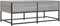 vidaXL - Salontafel - 100x51x40 - cm - bewerkt - hout - grijs - sonoma