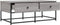vidaXL - Salontafel - 100x51x40 - cm - bewerkt - hout - grijs - sonoma