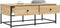 vidaXL - Salontafel - 100x51x40 - cm - bewerkt - hout - sonoma - eikenkleurig
