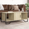 vidaXL - Salontafel - 100x51x40 - cm - bewerkt - hout - sonoma - eikenkleurig