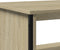 vidaXL - Salontafel - 100x51x40 - cm - bewerkt - hout - sonoma - eikenkleurig