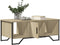 vidaXL - Salontafel - 100x51x40 - cm - bewerkt - hout - sonoma - eikenkleurig