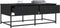 vidaXL - Salontafel - 100x51x40 - cm - bewerkt - hout - zwart