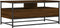 vidaXL - Salontafel - 100x51x45 - cm - bewerkt - hout - bruin - eikenkleur