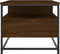 vidaXL - Salontafel - 100x51x45 - cm - bewerkt - hout - bruin - eikenkleur