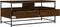 vidaXL - Salontafel - 100x51x45 - cm - bewerkt - hout - bruin - eikenkleur