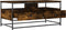 vidaXL - Salontafel - 100x51x45 - cm - bewerkt - hout - gerookt - eikenkleurig