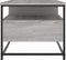 vidaXL - Salontafel - 100x51x45 - cm - bewerkt - hout - grijs - sonoma