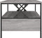vidaXL - Salontafel - 100x51x45 - cm - bewerkt - hout - grijs - sonoma - eiken