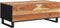vidaXL - Salontafel - 100x54x40 - cm - massief - acaciahout - en - bewerkt - hout