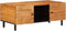 vidaXL - Salontafel - 100x54x40 - cm - massief - acaciahout