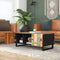 vidaXL - Salontafel - 100x54x40 - cm - massief - gerecycled - hout - en - bewerkt - hout