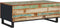vidaXL - Salontafel - 100x54x40 - cm - massief - gerecycled - hout - en - bewerkt - hout