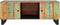 vidaXL - Salontafel - 100x54x40 - cm - massief - gerecycled - hout - en - bewerkt - hout