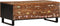 vidaXL - Salontafel - 100x54x40 - cm - massief - gerecycled - hout - en - bewerkt - hout