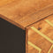 vidaXL - Salontafel - 100x54x40 - cm - massief - mangohout - bruin - en - zwart