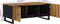 vidaXL - Salontafel - 100x54x40 - cm - massief - mangohout - en - bewerkt - hout