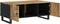 vidaXL - Salontafel - 100x54x40 - cm - massief - mangohout - en - bewerkt - hout