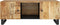 vidaXL - Salontafel - 100x54x40 - cm - massief - mangohout - en - bewerkt - hout