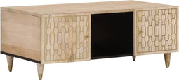 vidaXL - Salontafel - 100x54x40 - cm - massief - mangohout