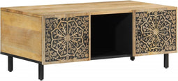 vidaXL - Salontafel - 100x54x40 - cm - massief - mangohout