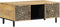 vidaXL - Salontafel - 100x54x40 - cm - massief - mangohout