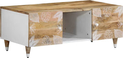 vidaXL - Salontafel - 100x54x40 - cm - massief - mangohout